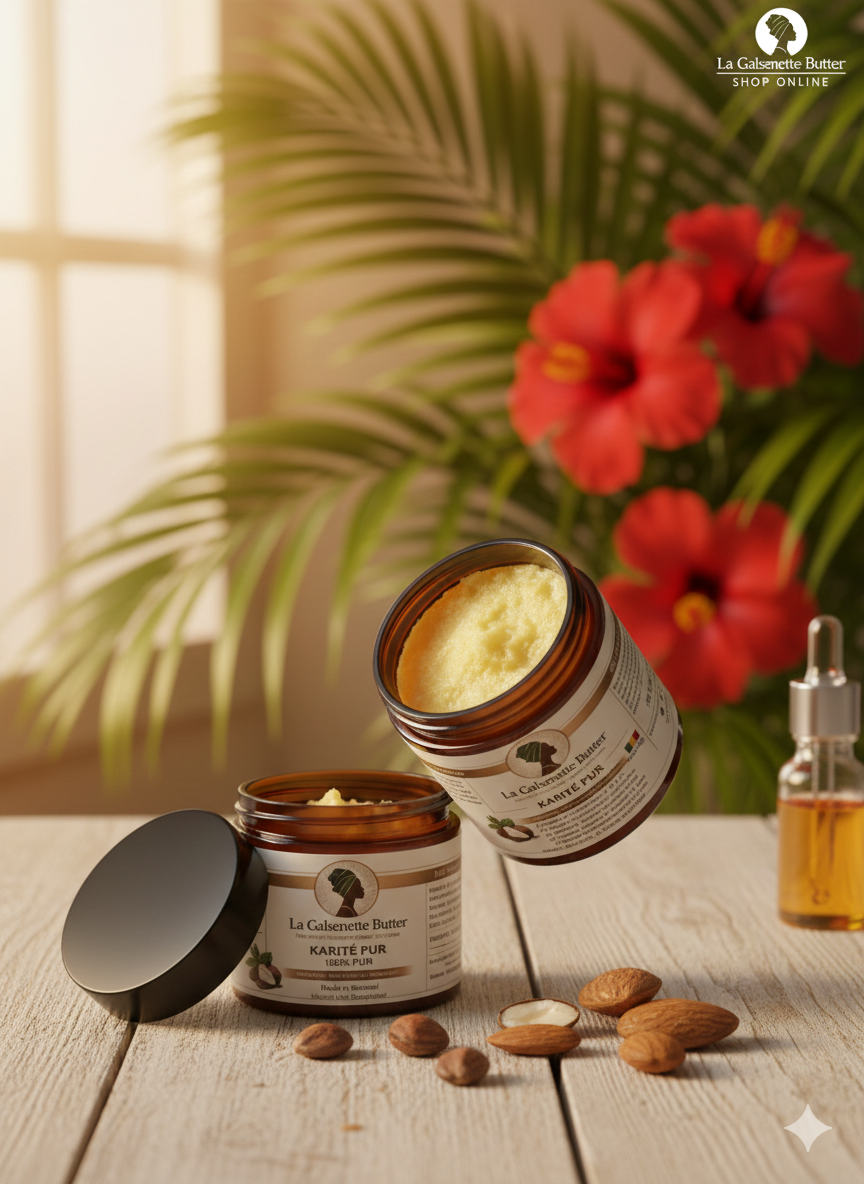 Beurre de Karité Pur & Naturel 🌿(250ml)