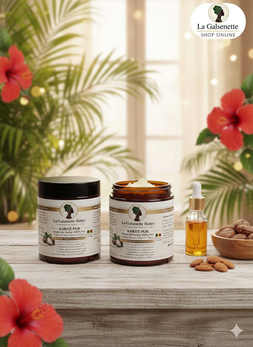 Beurre de Karité Pur & Naturel 🌿(250ml)